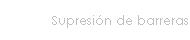 Supresin de barreras